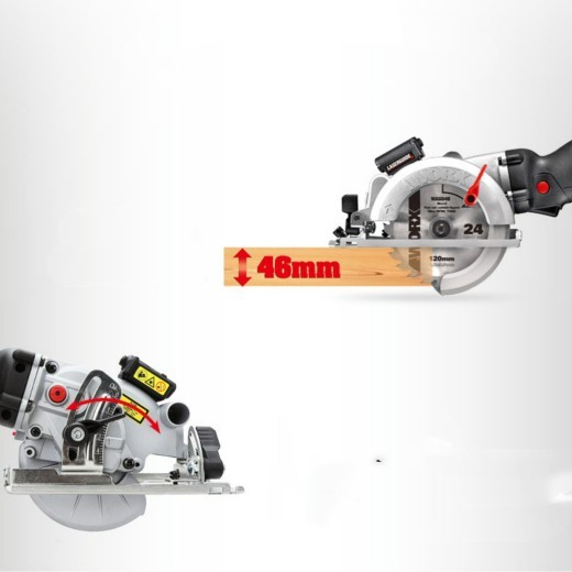 Sierra circular electromecánica para corte de carpintería WX427