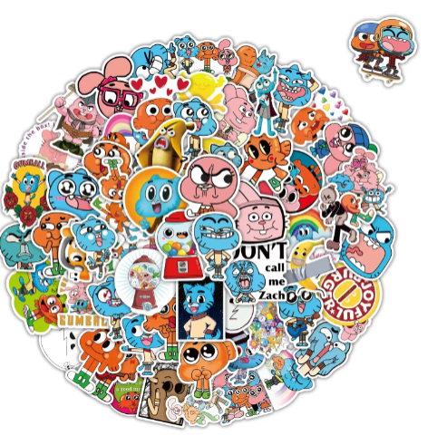 100 piezas de animación divertida de dibujos animados