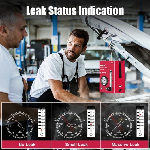 Detector de humo para coche, herramienta de detección de fugas de vacío
