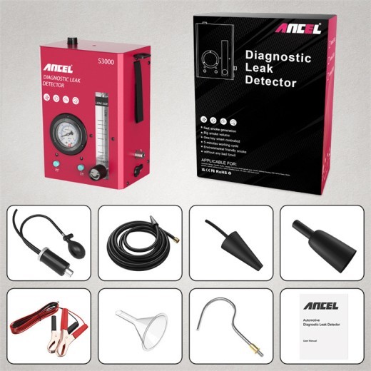 Detector de humo para coche, herramienta de detección de fugas de vacío