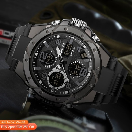Relojes deportivos militares de lujo para hombre de la mejor marca SANAD