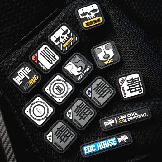 Accesorios militares EDC con velcro para fanáticos, charreteras y mochilas a juego