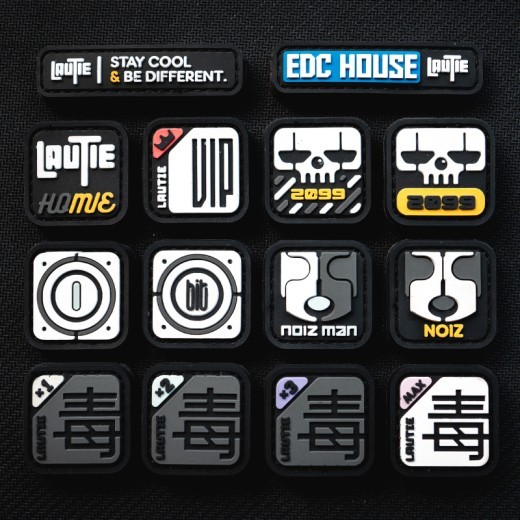 Accesorios militares EDC con velcro para fanáticos, charreteras y mochilas a juego