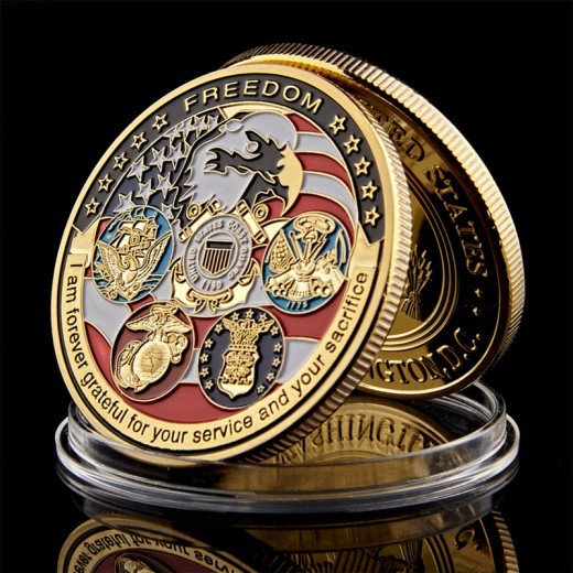 Moneda conmemorativa de la Letra de la Libertad: Cinco Grandes Estados Militares
