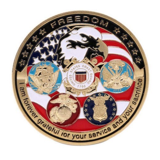 Moneda conmemorativa de la Letra de la Libertad: Cinco Grandes Estados Militares