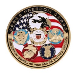 Moneda conmemorativa de la Letra de la Libertad: Cinco Grandes Estados Militares