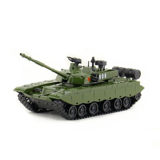 Juguete de simulación de modelo de aleación de tanque de batalla principal militar