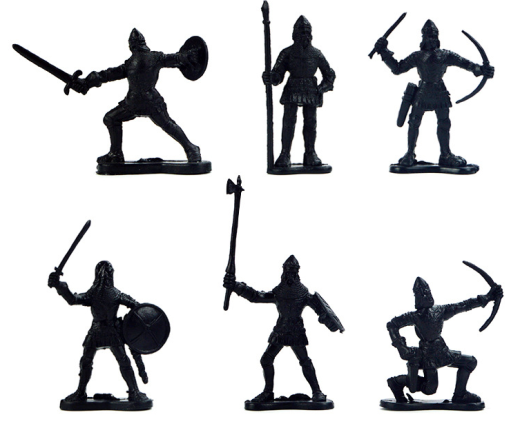 Modelo de soldado militar Soldado medieval Modelo de soldado antiguo