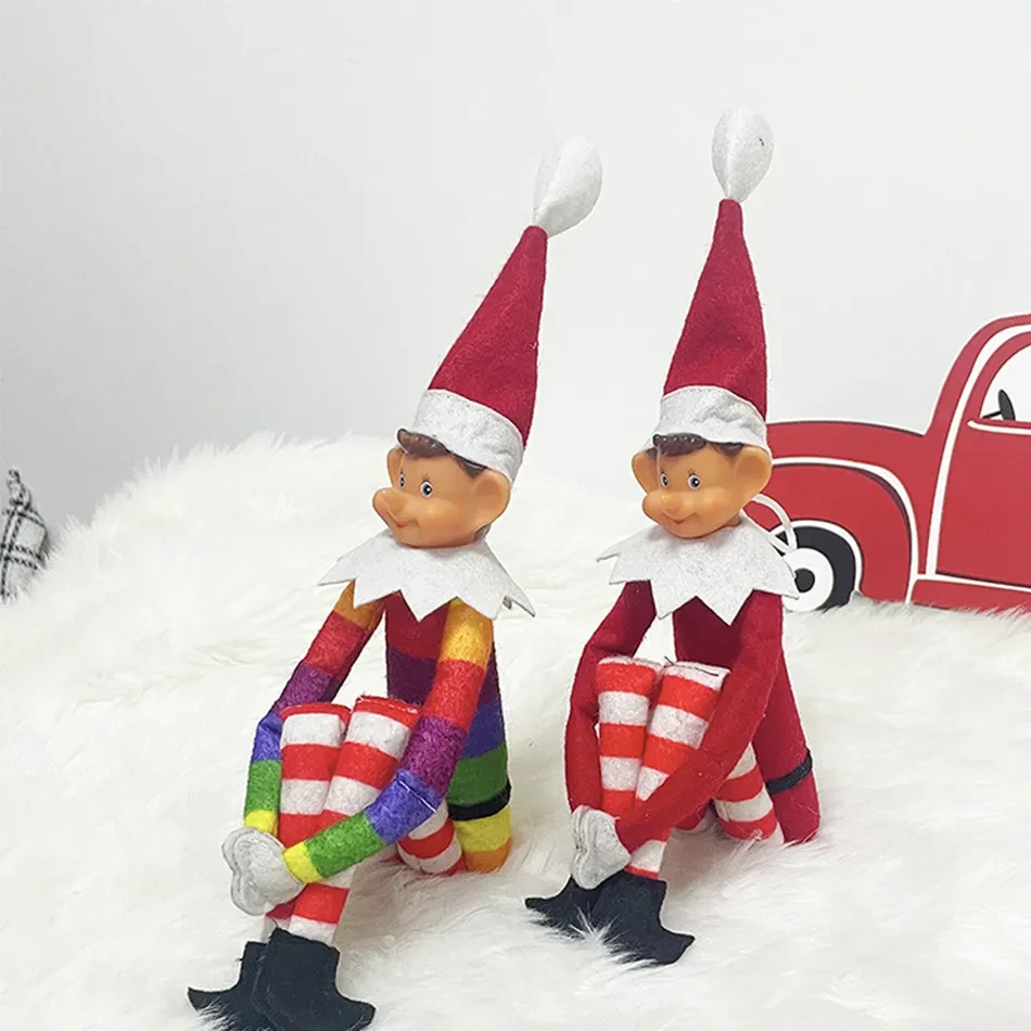 Muñeca elfa navideña Nueva muñeca de hadas Accesorios para muñecas navideñas Decoración de escritorio Accesorios para el hogar Hada