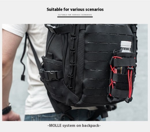 Bolsa de intercomunicación táctica funcional con ventilador militar para exteriores de extracción rápida y multifuncional