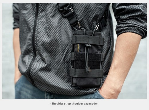 Bolsa de intercomunicación táctica funcional con ventilador militar para exteriores de extracción rápida y multifuncional