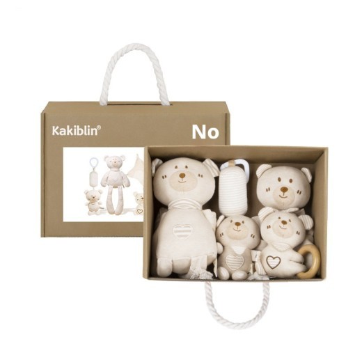 Caja de regalo de peluche de algodón para bebé