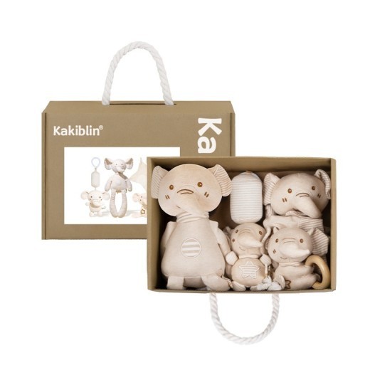Caja de regalo de peluche de algodón para bebé