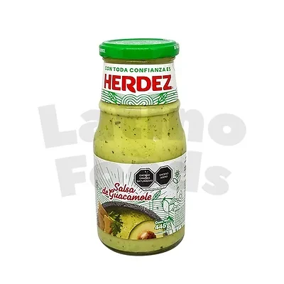 Salsa de guacamole Herdez 445 g - Liquidación (Oferta hasta el 31 de julio de 2024)