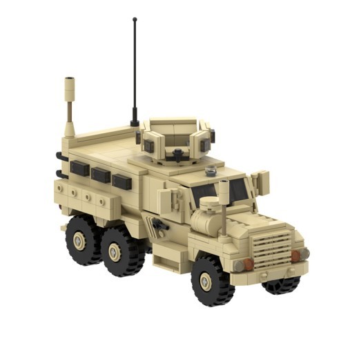 MOC-67379 Vehículo antiminas 6x6, modelo militar de juguete