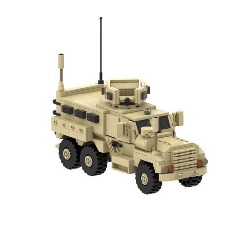 MOC-67379 Vehículo antiminas 6x6, modelo militar de juguete