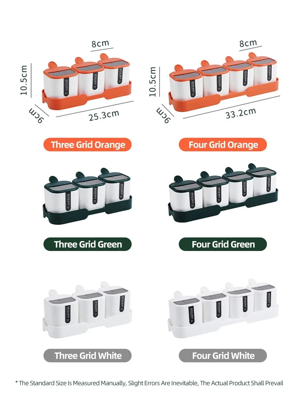 Caja de condimentos para cocina, paquete combinado, resistente a la humedad