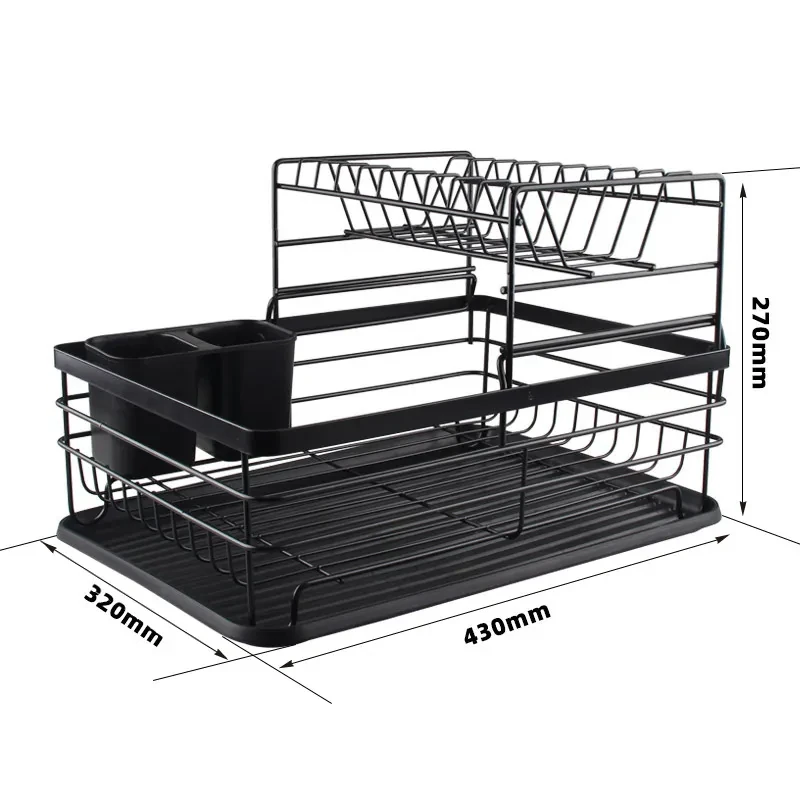 Estante de cocina multifuncional para almacenar platos