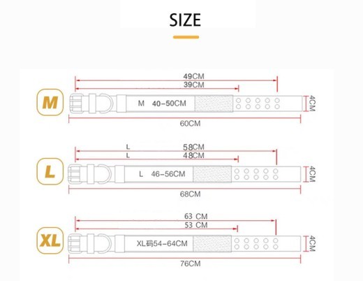 Collar militar ajustable para perros OneTigris con anilla en D y hebilla de metal