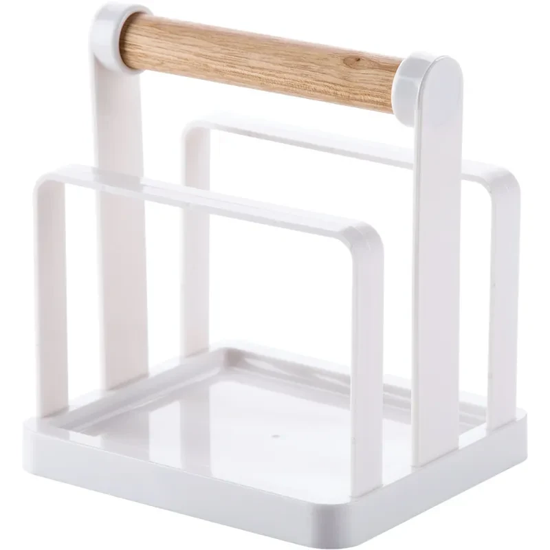 Estante de almacenamiento para cocina con tabla de cortar