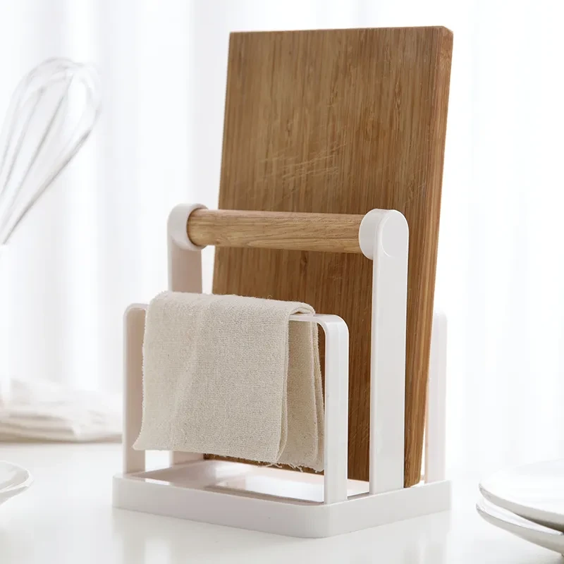 Estante de almacenamiento para cocina con tabla de cortar