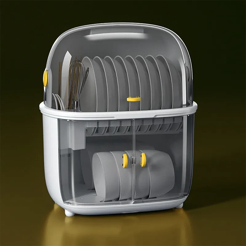 Gabinete de desinfección con estante para guardar platos de cocina para el hogar