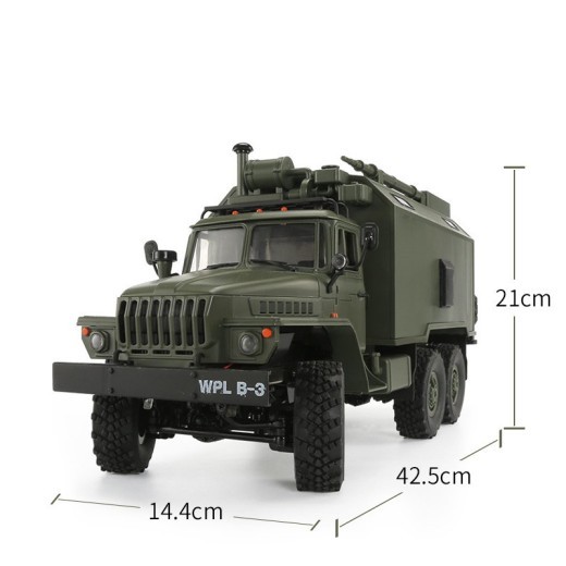 Coche de juguete con tracción en las cuatro ruedas, modelo militar de coche de control remoto para niños.