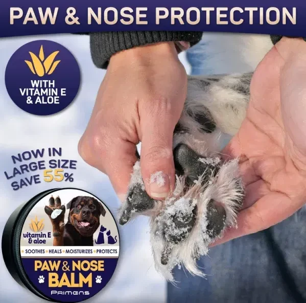 Bálsamo natural para patas de perro