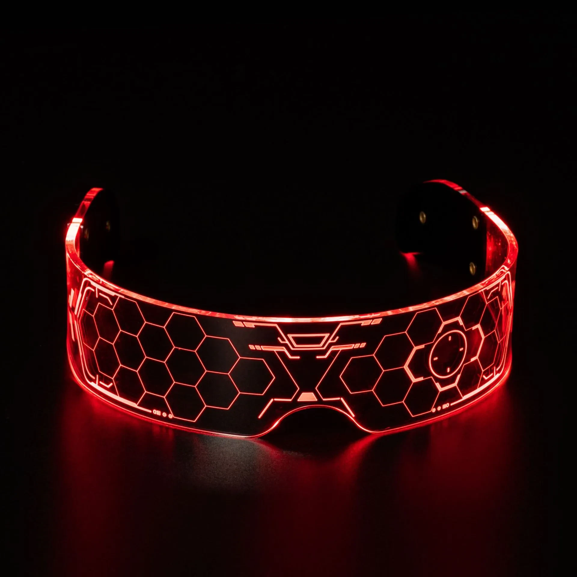 Gafas con tecnología luminosa de colores LED