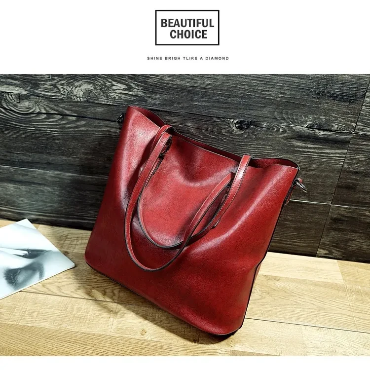 Bolsos de hombro grandes para mujer, bolsos sencillos y versátiles.
