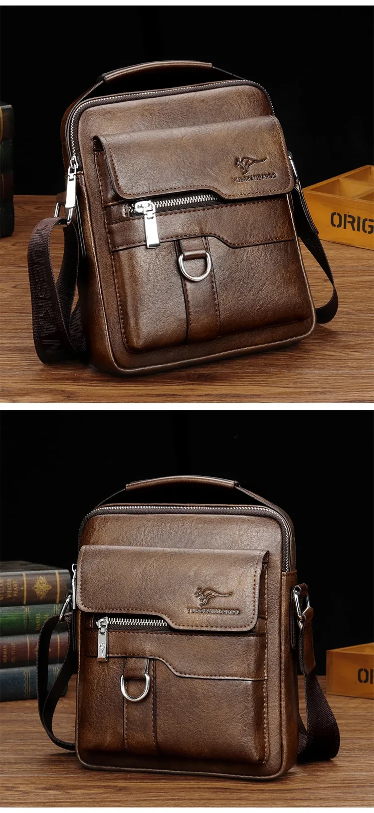 Bolso de mano informal de moda coreana para hombre
