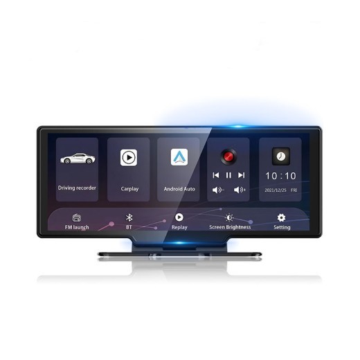 Pantalla de teléfono móvil de alta definición de 2,5 K con proyección, grabadora de conducción, imagen de marcha atrás y control de voz