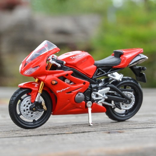 Simulación de modelo de motocicleta, modelo de coche de aleación