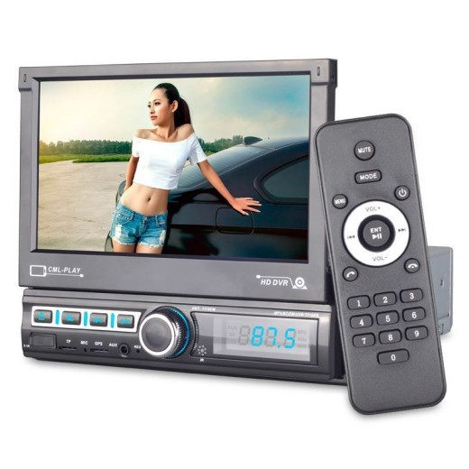 Reproductor MP5 con pantalla táctil y Bluetooth, manos libres, tarjeta MP3, disco U, MP4