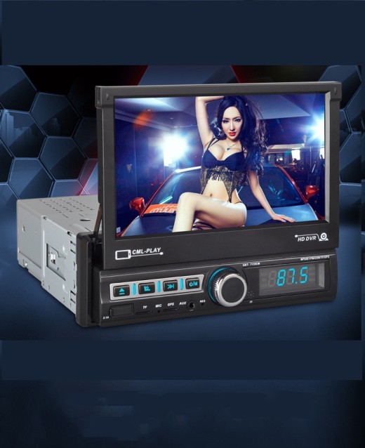 Reproductor MP5 con pantalla táctil y Bluetooth, manos libres, tarjeta MP3, disco U, MP4