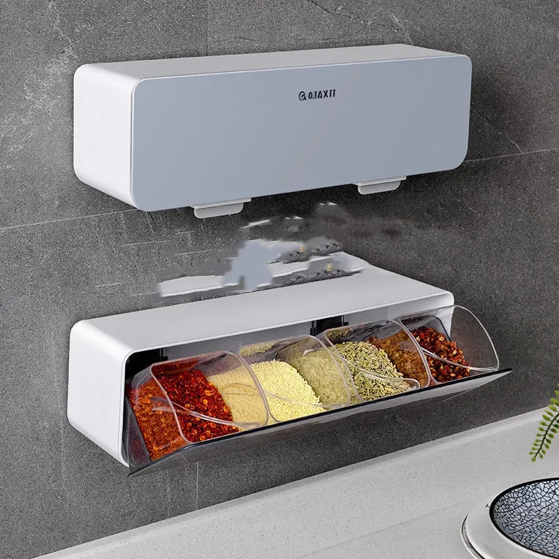 Juego de caja de especias, utensilios de cocina combinados para el hogar