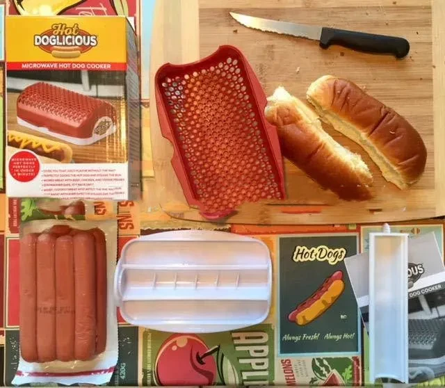 Ideas para la cocina: caja para hot dogs en microondas