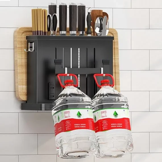 Estante de almacenamiento para palillos de cocina de acero inoxidable para el hogar