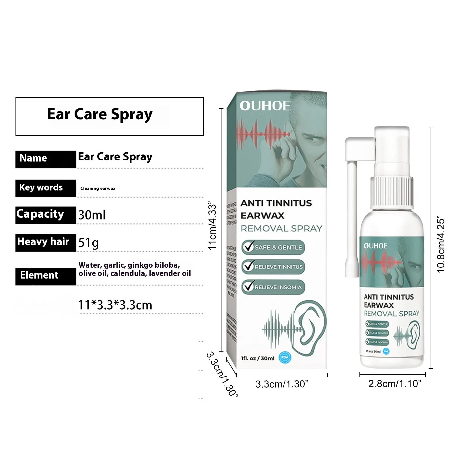Spray para el cuidado de la salud