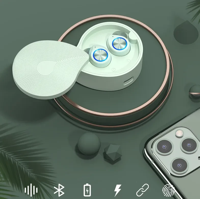 Auriculares deportivos inalámbricos con Bluetooth