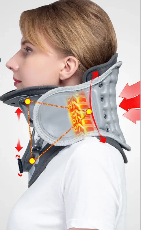 Retractor de corsé fijo para columna cervical, moderno y saludable