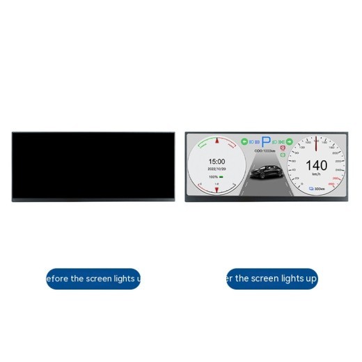 Pantalla grande de control central del coche multicolor de alta definición para visualización del vehículo