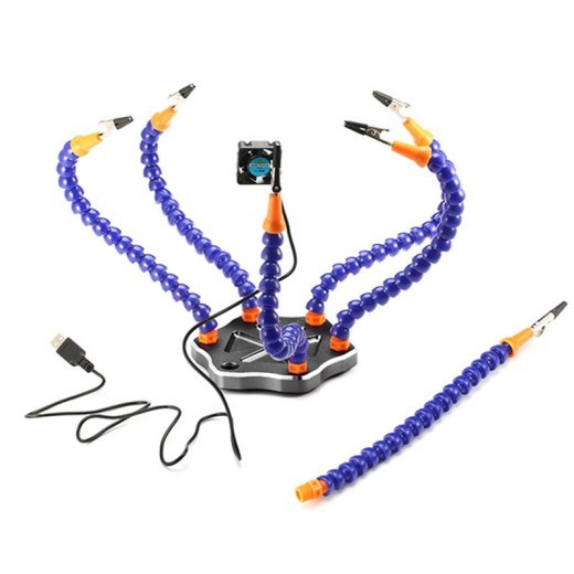 Estación de soldadura de aleación de aluminio multifunción de seis mordazas para reparación de modelos