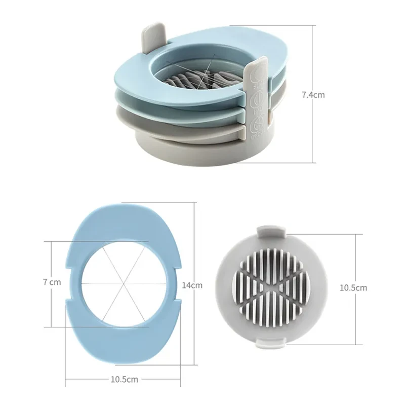 Aparato de cocina Corta huevos Corta huevos manualmente