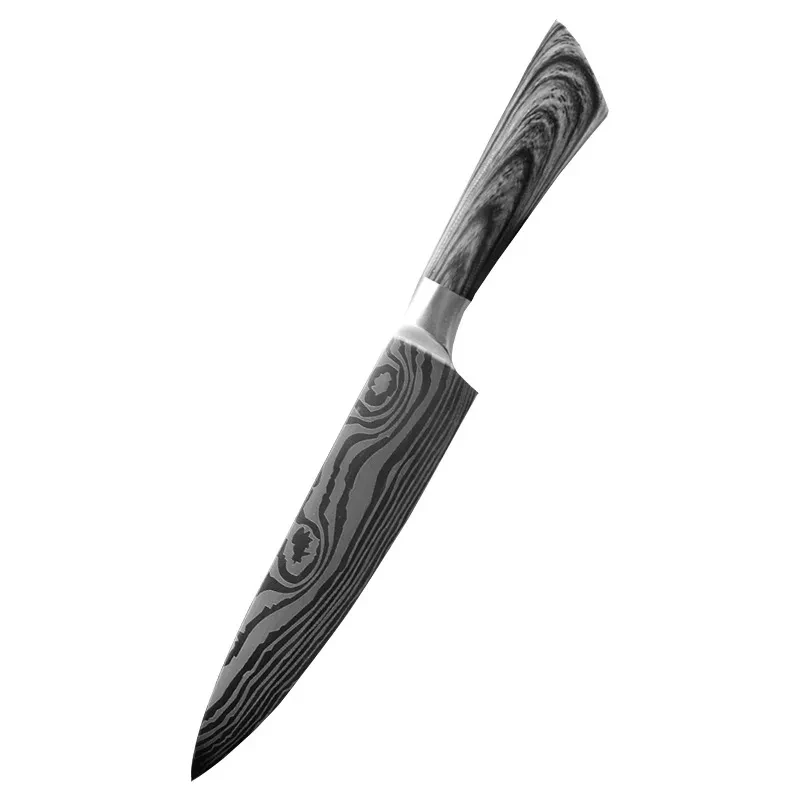Cuchillo de chef, cuchillo de cocina, acero inoxidable para el hogar