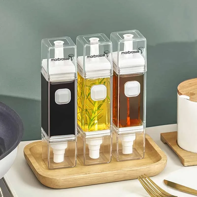 Botella de aceite a prueba de fugas para cocina sencilla y doméstica
