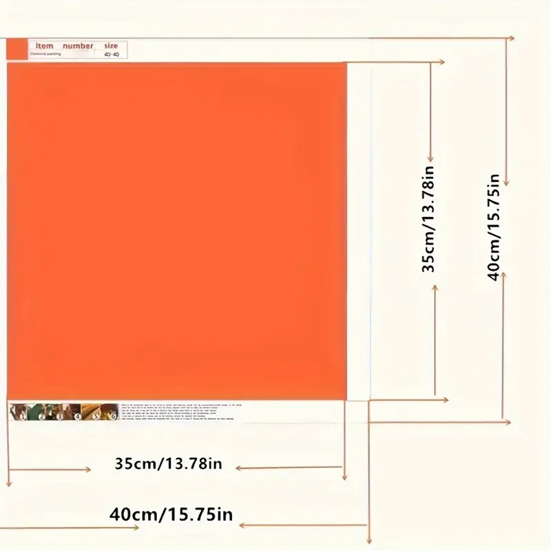 Kit de pintura de diamantes Biblioteca del Bosque Encantado 40x40cm