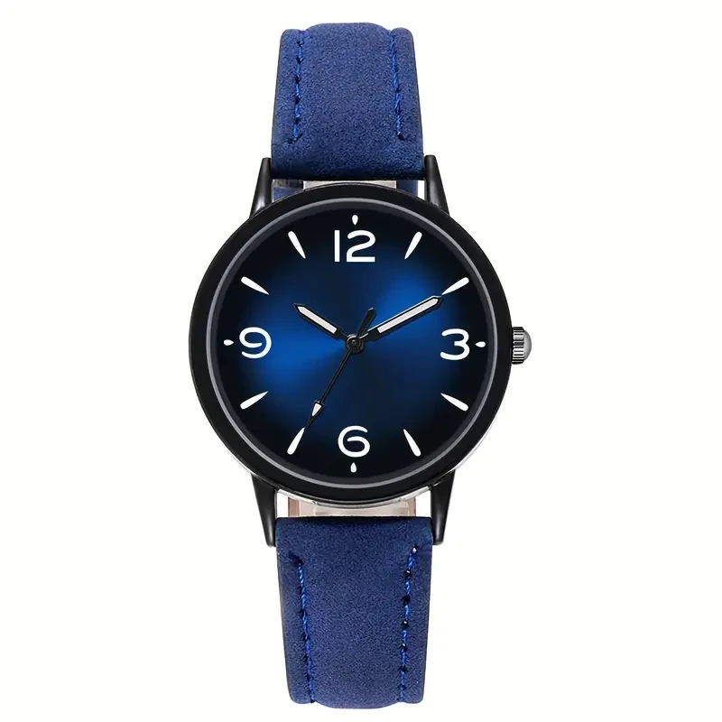 Reloj de cuarzo casual para mujer con esfera degradada