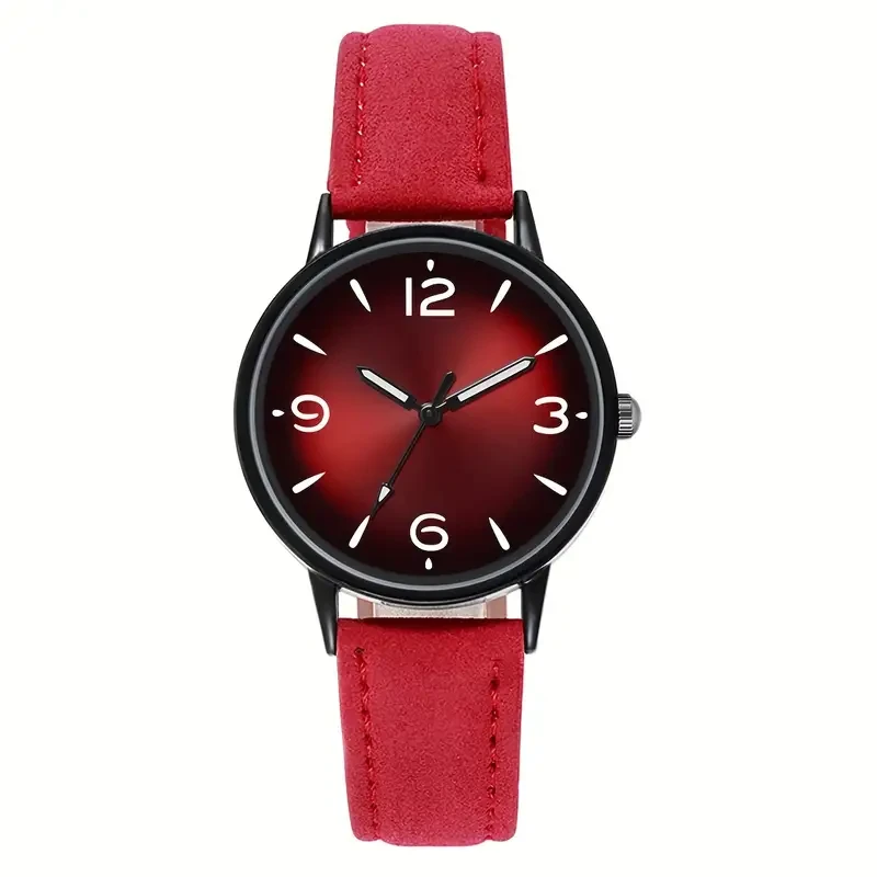 Reloj de cuarzo casual para mujer con esfera degradada