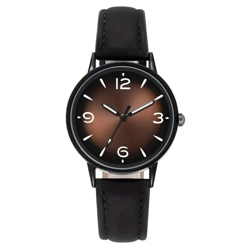 Reloj de cuarzo casual para mujer con esfera degradada